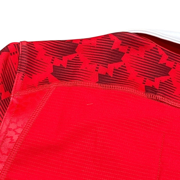 Macron Team Canada Womens Rugby WXV 2023 Red Jersey Womens Large - Picture 7 of 12